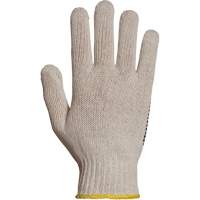 Sure Grip&reg; PVC Dotted String Knit Glove, Poly/Cotton, Single Sided, 7 Gauge, X-Small MAS Chibougamau