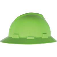 Casque de s&eacute;curit&eacute; &agrave; fente et bordure compl&egrave;te V-Gard, Suspension &agrave; douille, Non ventil&eacute; MAS Chibougamau