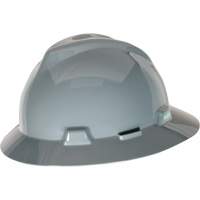 Casque de s&eacute;curit&eacute; &agrave; fente et bordure compl&egrave;te V-Gard, Suspension &agrave; douille, Non ventil&eacute; MAS Chibougamau