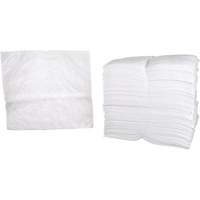 Feuilles absorbantes p&eacute;trochimiques, Huile seulement, 19" x 17", 38,7 gal. d'absorption MAS Chibougamau