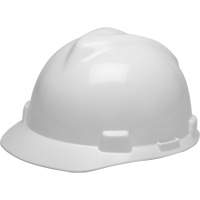 Casque de s&eacute;curit&eacute; avec rainures GREEN V-Gard, R&eacute;pond aux normes CSA type 1, Suspension Rochet MAS Chibougamau