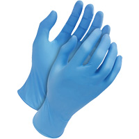 Classic Disposable Gloves, Medium, Nitrile, 4-mil, Powder-Free, Blue MAS Chibougamau