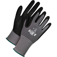 X-Site Lightweight Coated Gloves, 8, Nitrile Coating, 15 Gauge, Nylon/Lycra&reg; Shell MAS Chibougamau