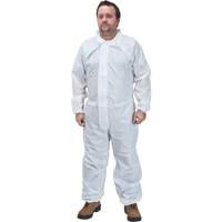 Premium Coveralls, 4X-Large, White, Microporous MAS Chibougamau