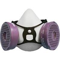 Comfort-Air&reg; 400Nx Black Half Mask without Exhalation Valve P100 Kit, Elastomer/Rubber, Small/Medium MAS Chibougamau