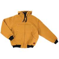 Blouson d'aviateur en toile lourde avec capuchon, Hommes, Petit, Brun MAS Chibougamau