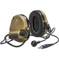 Casque VI NIB avec fils de sortie unique Peltor ComTac, Style Cordon cervical, 22 dB MAS Chibougamau