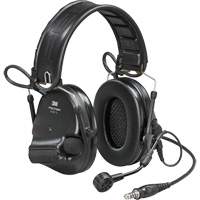Casque VI NIB avec fils de sortie unique et rail arc Peltor ComTac, Style Bandeau, 23 dB MAS Chibougamau