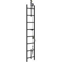 20' Lad-Saf Cable Vertical Safety System, Galvanized Steel MAS Chibougamau