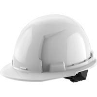 Casque de s&eacute;curit&eacute; &agrave; bordure avant, R&eacute;pond aux normes CSA type 1, Suspension Rochet, Non ventil&eacute; MAS Chibougamau