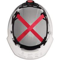 Casque de s&eacute;curit&eacute; &agrave; bordure avant, R&eacute;pond aux normes CSA type 1, Suspension Rochet, Non ventil&eacute; MAS Chibougamau
