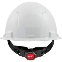 Casque de s&eacute;curit&eacute; &agrave; bordure avant, R&eacute;pond aux normes CSA type 1, Suspension Rochet, Ventil&eacute; MAS Chibougamau