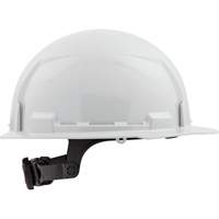 Casque de s&eacute;curit&eacute; &agrave; bordure avant, R&eacute;pond aux normes CSA type 1, Suspension Rochet, Non ventil&eacute; MAS Chibougamau