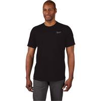 Hybrid Work Tee Shirt, Men's, Small, Black MAS Chibougamau