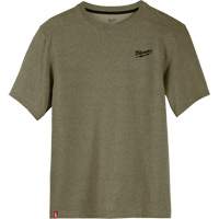 Hybrid Work Tee Shirt, Men's, Small, Green MAS Chibougamau