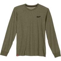 Hybrid Work Tee Shirt, Men's, Small, Green MAS Chibougamau