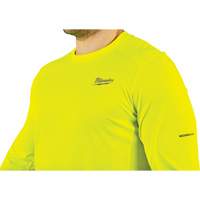 Workskin Lightweight High Visibility Shirt, Men's, Small, Yellow MAS Chibougamau