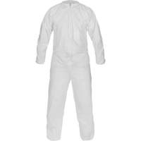 Combinaison non st&eacute;rile de fabrication &eacute;co-efficace CleanMax, Moyen, Blanc, Microporeux MAS Chibougamau