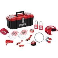 Basic Lockout Kit with Zenex Thermoplastic Locks, Electrical/Valve Kit, 19 Components MAS Chibougamau