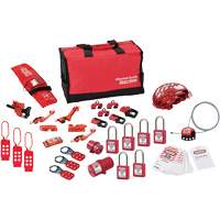 Premier Lockout Kit with Zenex Thermoplastic Locks, Electrical/Valve Kit, 34 Components MAS Chibougamau