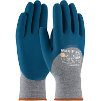 Gants en tricot sans couture ATG MaxiFlex Comfort, Grand, R&ecirc;vetement Nitrile, Calibre 15, Enveloppe en Nylon MAS Chibougamau