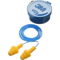 Bouchons d'oreilles pr&eacute;moul&eacute;s E-A-R Ultrafit, Avec cordon, Paire - Boîtier en plastique, 25 dB NRR, Taille unique MAS Chibougamau