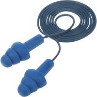 Bouchons d'oreilles pr&eacute;moul&eacute;s E-A-R Ultrafit , Avec cordon, Taille unique, Vrac - Sac en poly, NRR dB NRR 25 dB MAS Chibougamau