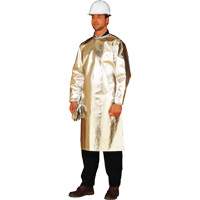 Long tablier/sarrau de protection thermique ALM 300, 48" lo, Fibre de verre aluminis&eacute;e MAS Chibougamau
