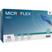 Microflex&reg; N85 Gloves, X-Small, Nitrile, 3.5-mil, Powder-Free, Blue, Class 2 MAS Chibougamau