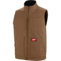 Veste doubl&eacute;e en sherpa ultra-r&eacute;sistante, Hommes, Petit, Brun MAS Chibougamau