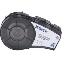 Self-Laminating Wrap Around Labels with Ribbon, Black MAS Chibougamau