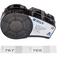 Aggressive Adhesive Multi-Purpose Labels with Ribbon, Black MAS Chibougamau