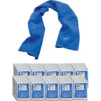 Serviette de refroidissement par &eacute;vaporation Chill-Its 6602, Bleu MAS Chibougamau
