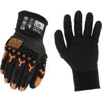 Speedknit M-Pact&reg; Thermal Gloves, 7, Nitrile Palm, Knit Wrist Cuff MAS Chibougamau