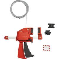 Red Clamping Cable Lockout, 8' Length MAS Chibougamau