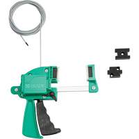 Green Clamping Cable Lockout, 8' Length MAS Chibougamau
