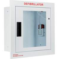 Fully Recessed Large Cabinet with Alarm, Zoll AED Plus&reg;/Zoll AED 3/Cardio-Science/Physio-Control For, Non-Medical MAS Chibougamau