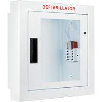 Semi-Recessed Large Cabinet with Alarm, Zoll AED Plus&reg;/Zoll AED 3/Cardio-Science/Physio-Control For, Non-Medical MAS Chibougamau