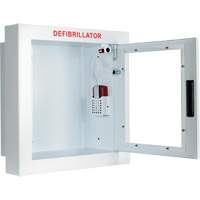 Semi-Recessed Large Cabinet with Alarm, Zoll AED Plus&reg;/Zoll AED 3/Cardio-Science/Physio-Control For, Non-Medical MAS Chibougamau