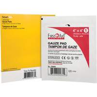 SmartCompliance&reg; Refill Gauze, Pad, 4" L x 4" W, Sterile, Medical Device Class 1 MAS Chibougamau