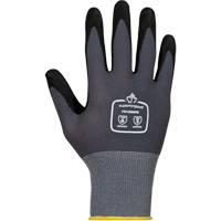 Dexterity&reg; High-Abrasion Gloves, 2X-Small/5, Foam Nitrile Coating, 15 Gauge, Nylon/Cotton Shell MAS Chibougamau