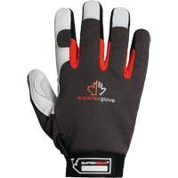 Gants de m&eacute;canicien Clutch Gear Thinsulate, Paume Cuir fleur de ch&egrave;vre/Cuir refendu, Taille Petit/7 MAS Chibougamau