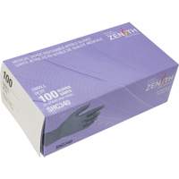 Gants jetables de calibre m&eacute;dical, Petit, Nitrile, 6 mils, Sans poudre, Noir, Classe 2 MAS Chibougamau