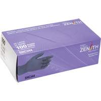 Gants jetables de calibre m&eacute;dical, 2T-Grand, Nitrile, 6 mils, Sans poudre, Noir, Classe 2 MAS Chibougamau
