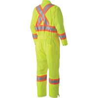 5999A Traffic Safety Coveralls, X-Small, High Visibility Lime-Yellow MAS Chibougamau