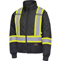 5017 Quilted Freezer Jacket, Polyester, Black, X-Small MAS Chibougamau