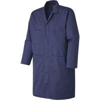 512 Shop Coat, Poly-Cotton, Small, Navy Blue MAS Chibougamau