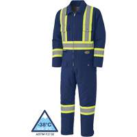 5539A Quilted Duck Coveralls, Small, Navy Blue MAS Chibougamau