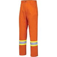 4461 Ultra-Cool Safety Pants, Cotton, 32, High Visibility Orange MAS Chibougamau
