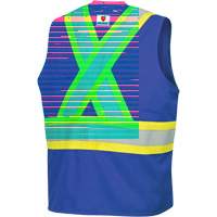 7730 FR-Tech&reg; Flame-Resistant Arc Safety Vest, Small, Royal Blue, 10 cal/cm² MAS Chibougamau